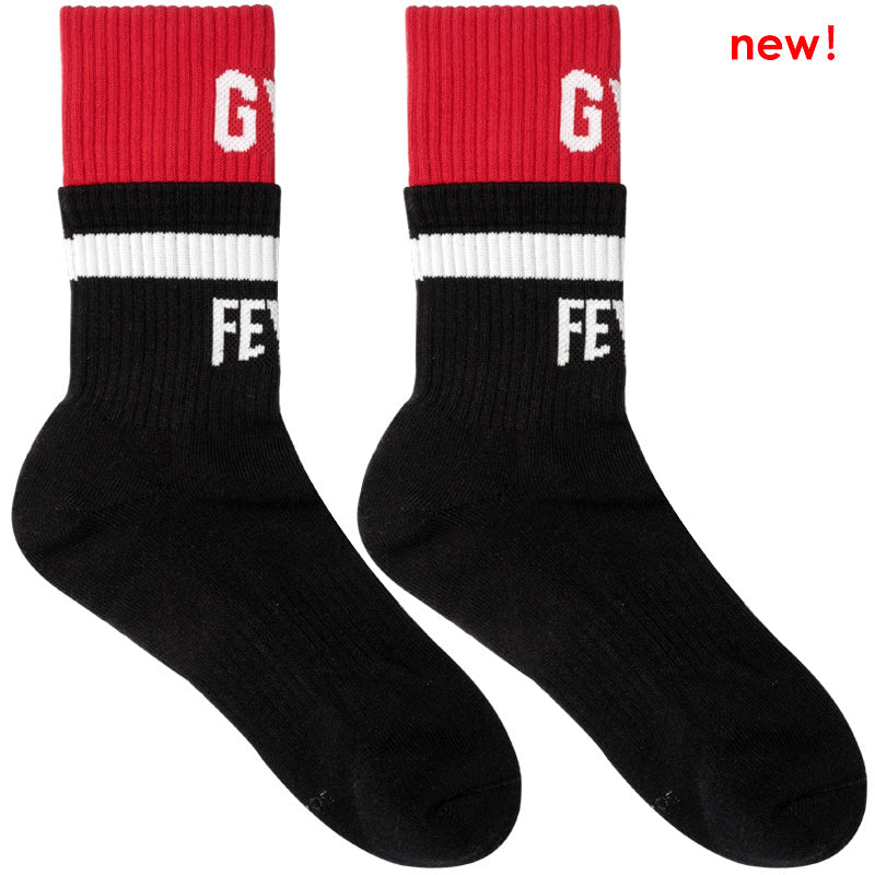 Sports cotton socks GYM FEVER Pattern