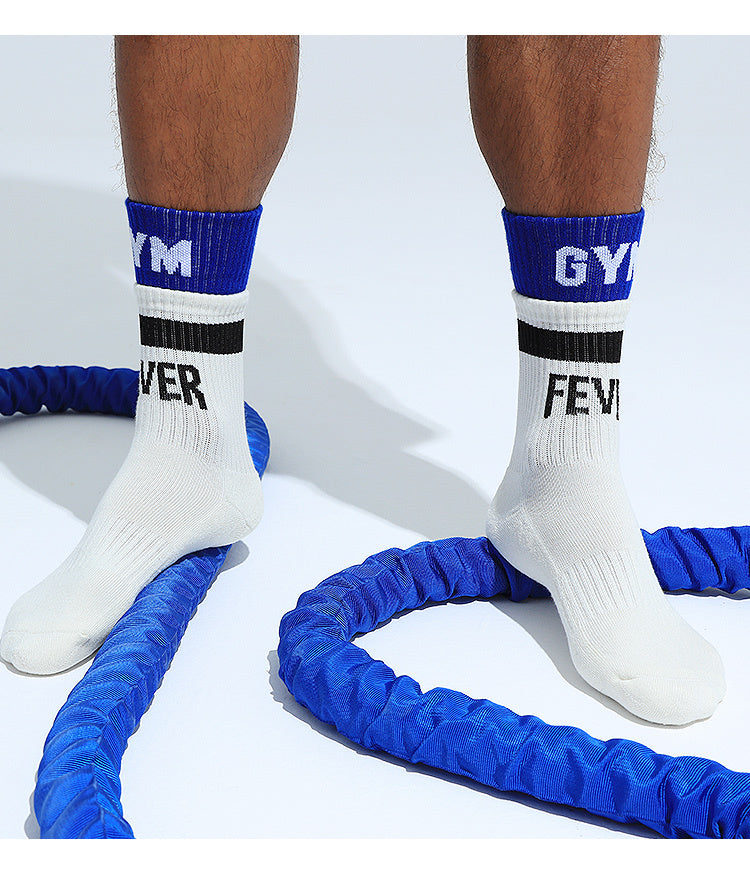 Sports cotton socks GYM FEVER Pattern