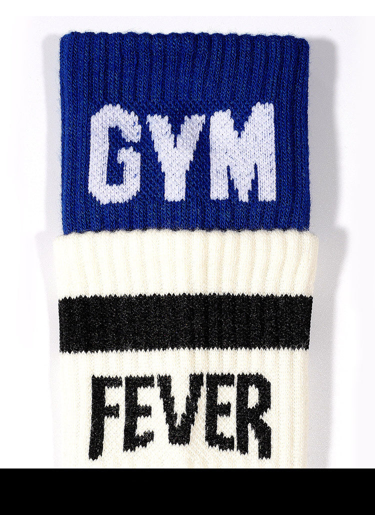 Sports cotton socks GYM FEVER Pattern