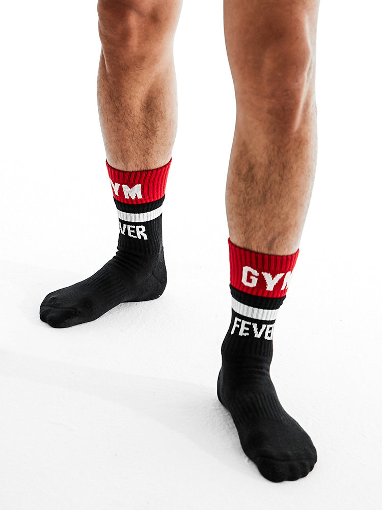 Sports cotton socks GYM FEVER Pattern